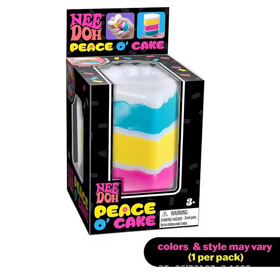Schylling Needoh Nice Cube Sensoriale Nice-Sicle Sollievo dallo Stress Cubo Morbido Anti-Ansia Oggetto da Spremere Per la Concentrazione Popolazione ADHD