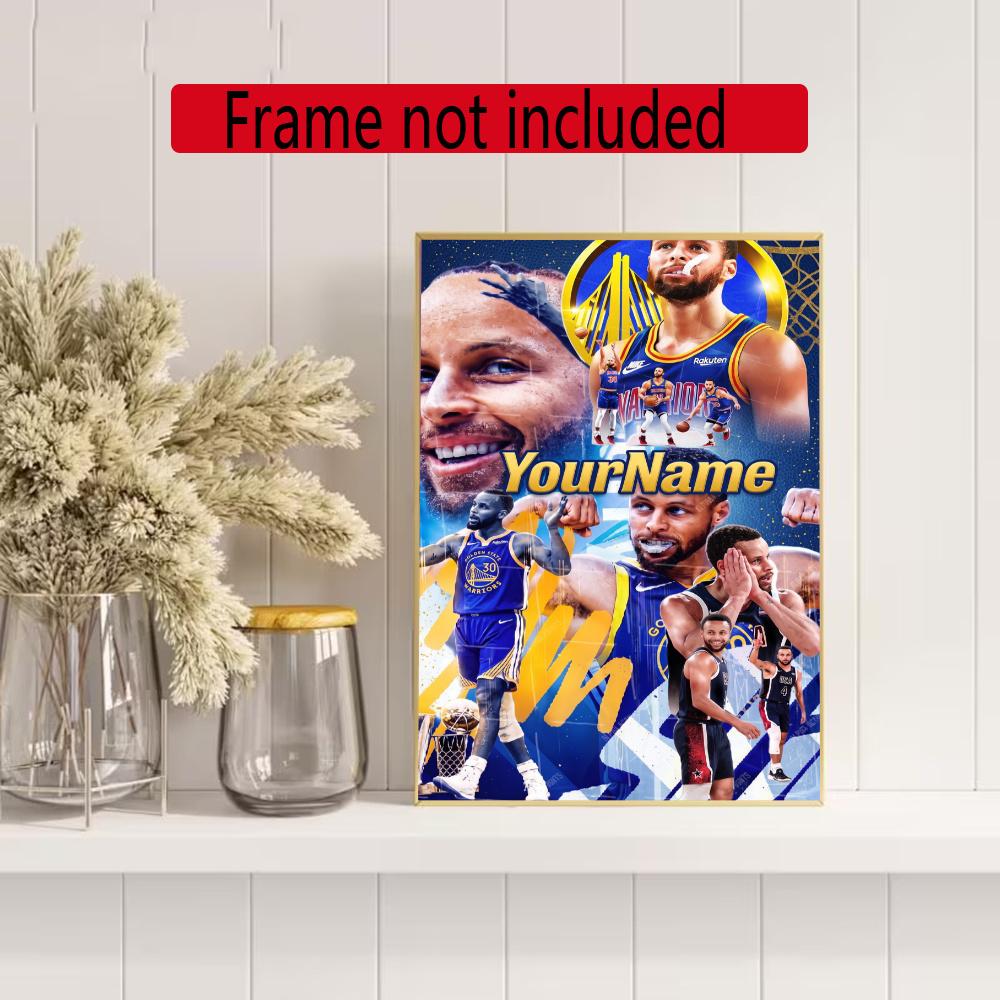 Curry Personalized Name Round Diamond Painting Kit Diamond Embroidery Painting Rhinestones Mosaic Frameless Handwork Decoration Arts