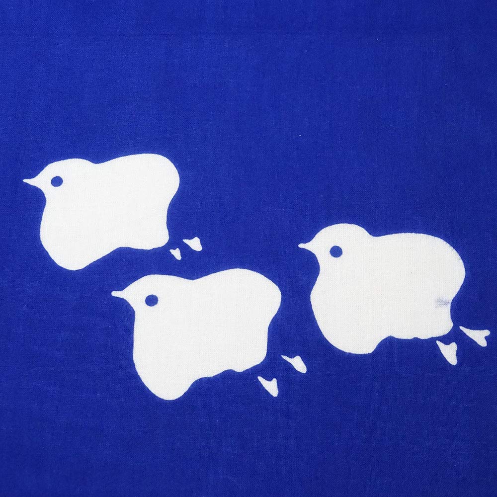 Geisodo Tenugui Flowing Water and Plover (Crimson) T-17