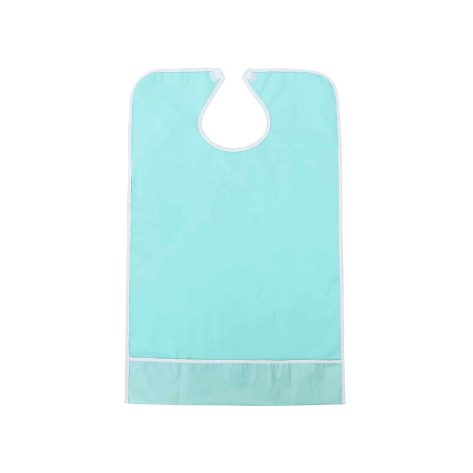 

ПВХ водонепроницаемый, маслостойкий, не требующий стирки нагрудник для взрослых, нагрудник для столовой для пожилых пациентов L