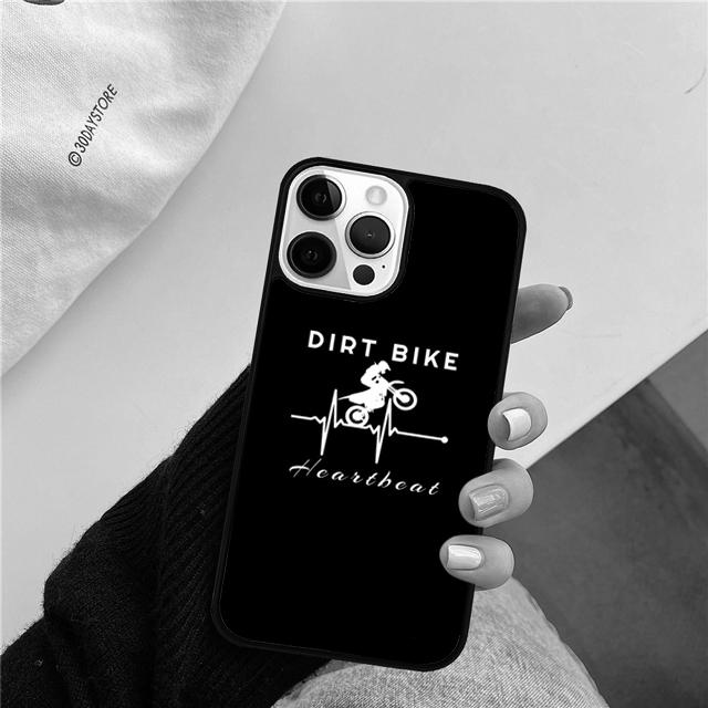 Motorcycle Heartbeat Coque Shell For iPhone 17 Air 15 16 14 13 12 Pro Max 11 Pro Max Plus Phone Case Cover