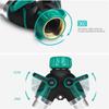 Metal Garden Hose Splitter Upgraded 2025, 2 Way Y Hose Connector, Easy Grip, Easy To Open