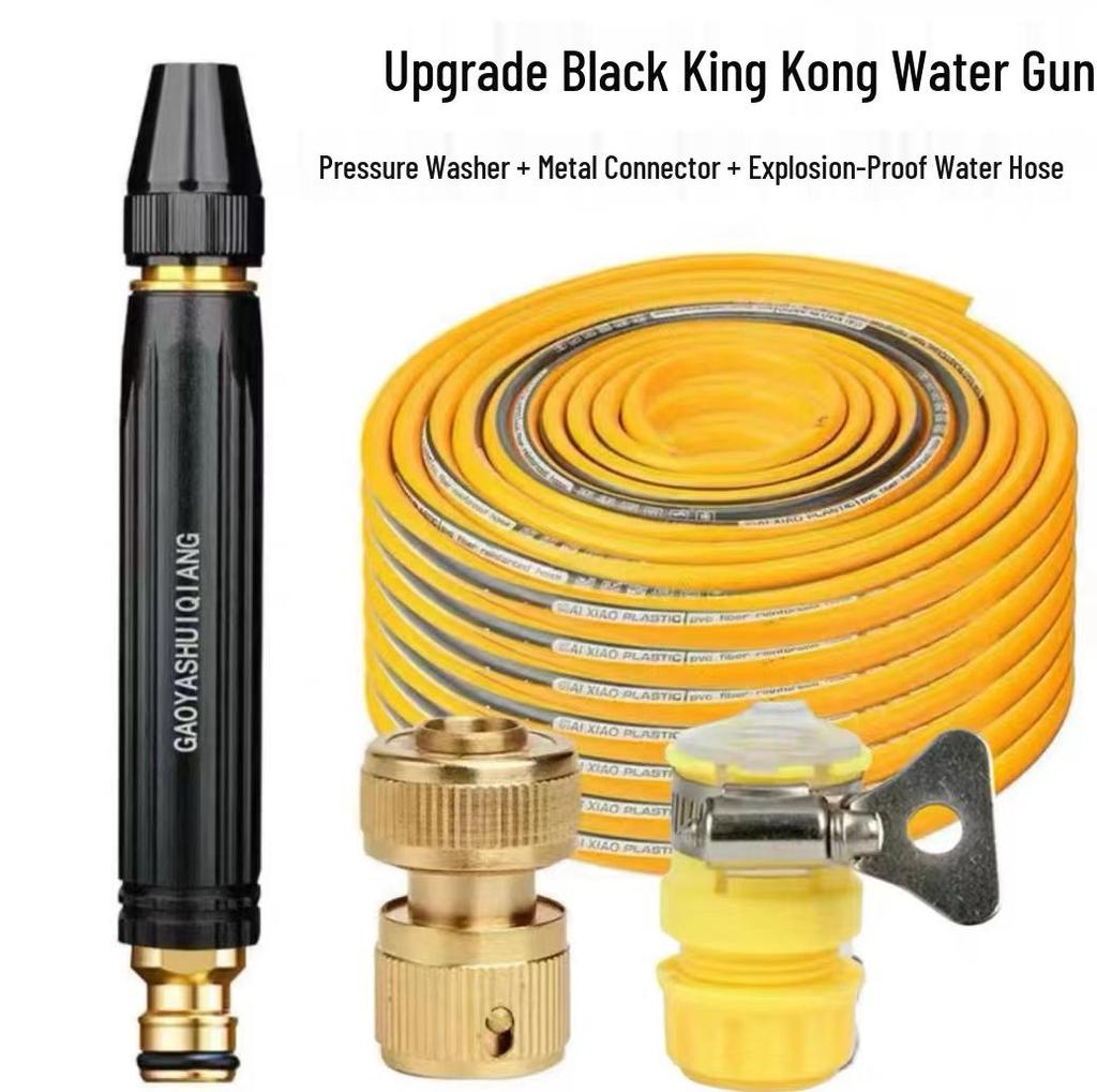 High-Pressure Car Wash and Garden Watering Hose Nozzle (1/2", 1/4", 3/4")