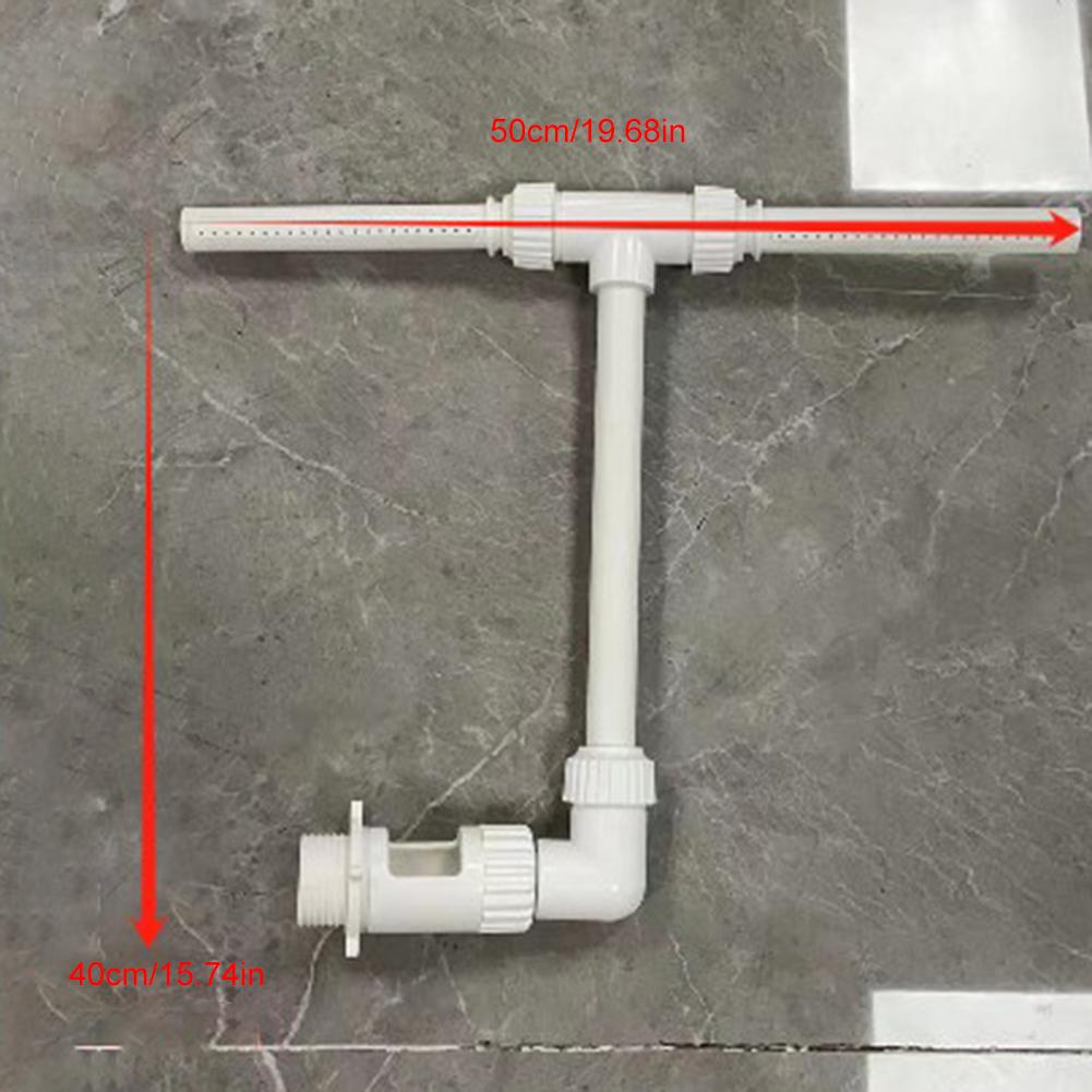 Dual Spray Water Fountain Adjustable Height Pool Sprayer Fountain Bracket Fun Pool Waterfall Sprayer for Swimming Pool