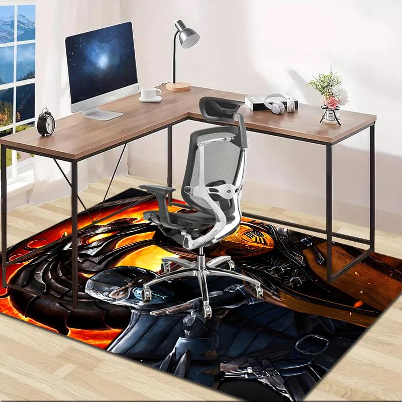 1pc Mortal Kombat3 Design Area Rug - Non-Slip, Soft & Cozy Floor Mat for Living Room, Bedroom, Office - Indoor/Outdoor Decorative Carpet