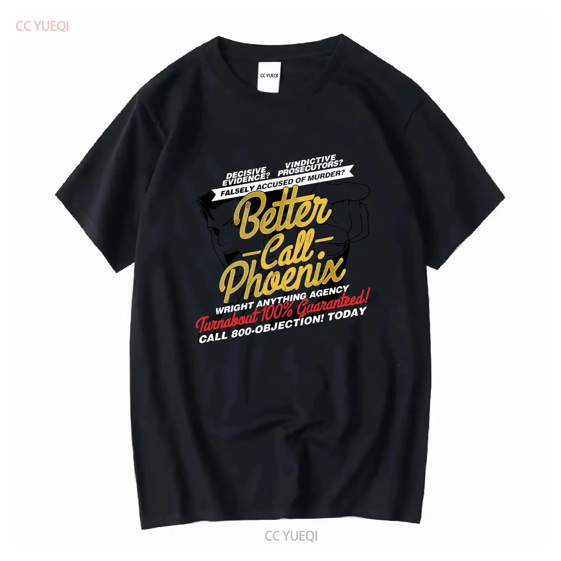 Ace Attorney Better Call Phoenix Mens T Shirt Vintage Washed Top For Everyday Wear Breathable Graphic Comfortable Fashion S разноцветный