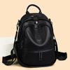 PU Backpack Women's Outdoor Travel Backpack Multi-function Shoulder Bag