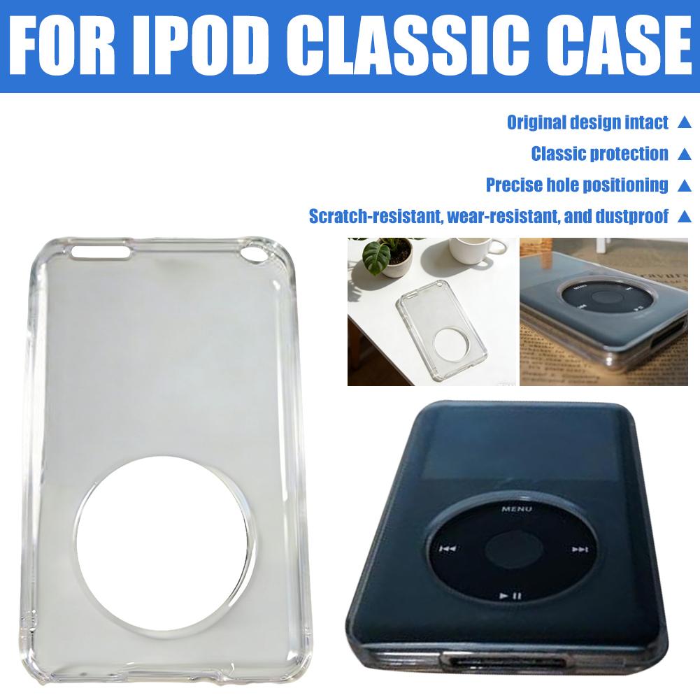 

Для Apple IPod Classic Защитный чехол-крышка Classic Clear Hard Cover Противоударный и устойчивый к царапинам PC Защитный чехол Для Apple IPod 1pcs