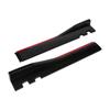 1 Pair 6 PCS 2M/2.2M Universal Side Skirts Extension Rocker Panels Lip Splitters BMW ABS Car Accessories Car