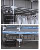 Sturdy All-Steel Cloth Wardrobe: Durable Bedroom Storage Cabinet for Easy Assembly