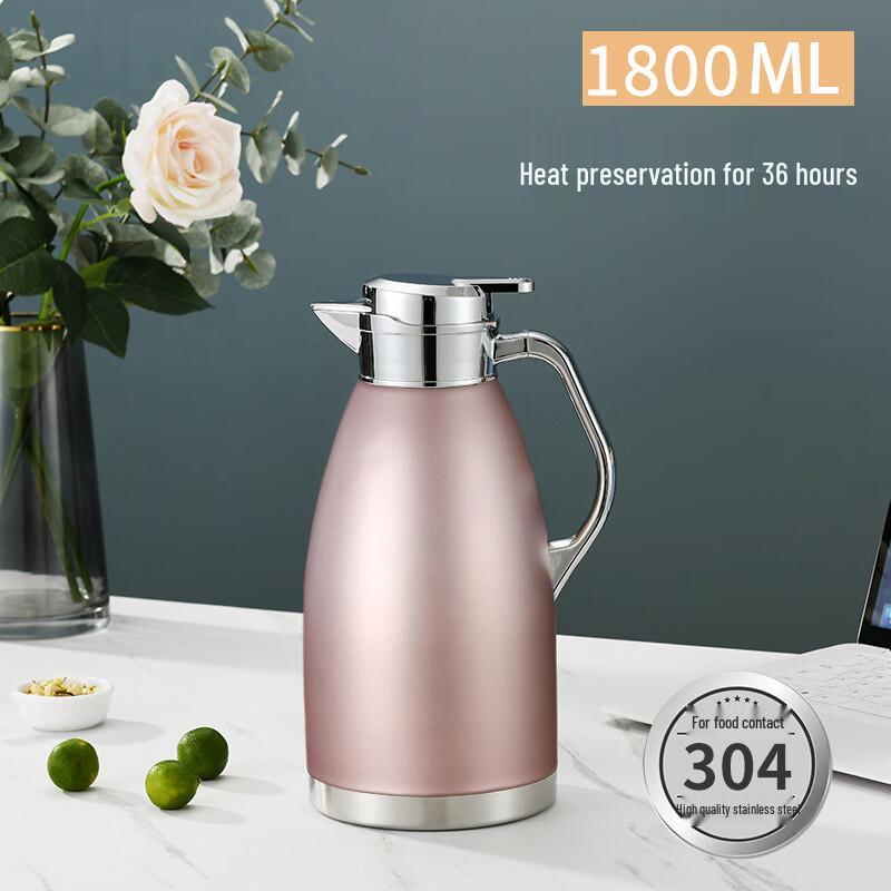 ChuyiQi 316/304 Stainless Steel 1.8L Double-Layer Vacuum Flask
