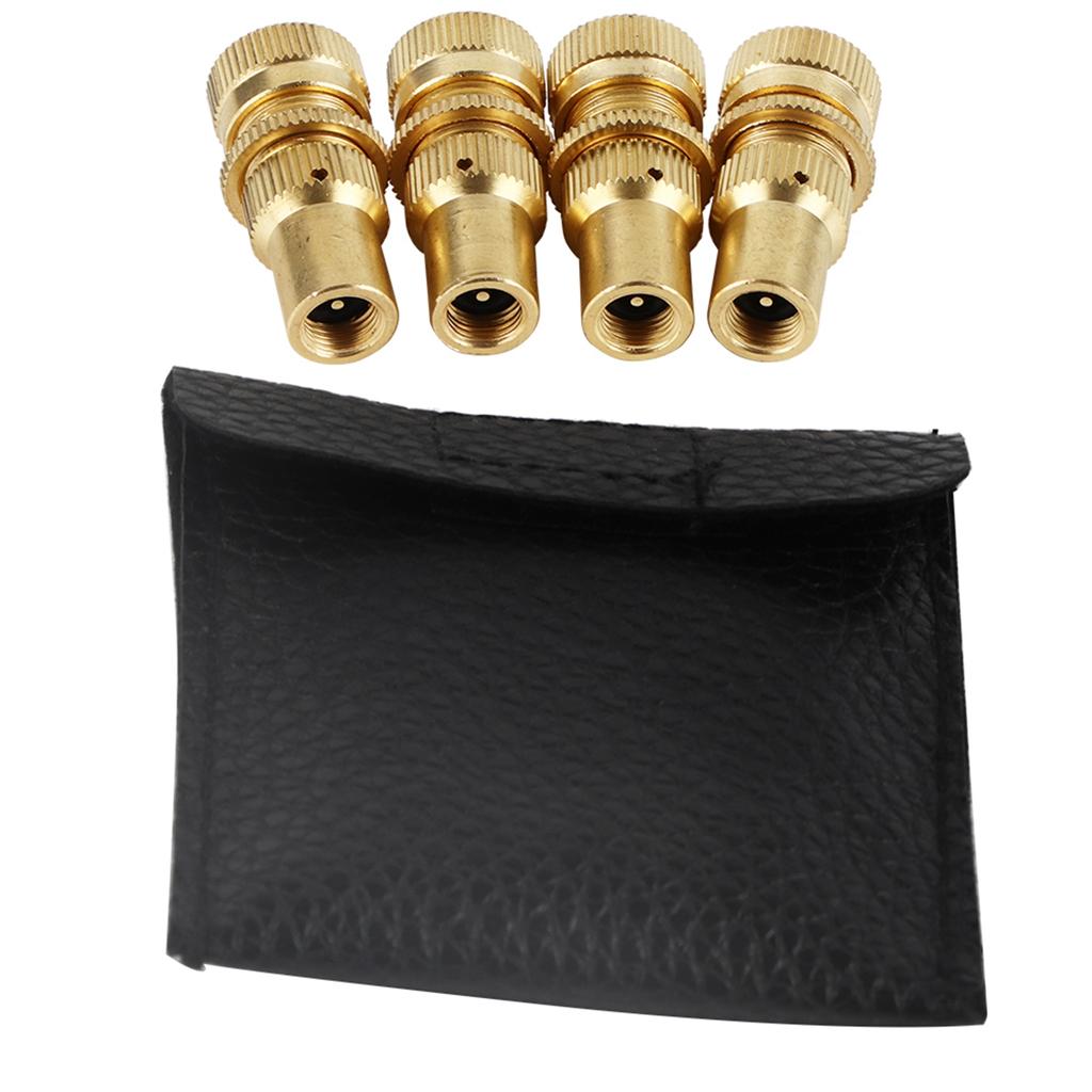 4pcs Auto Car Alloy Tire Pressure Relief Valve Deflators Bleeder Valve Set Universal Accessory