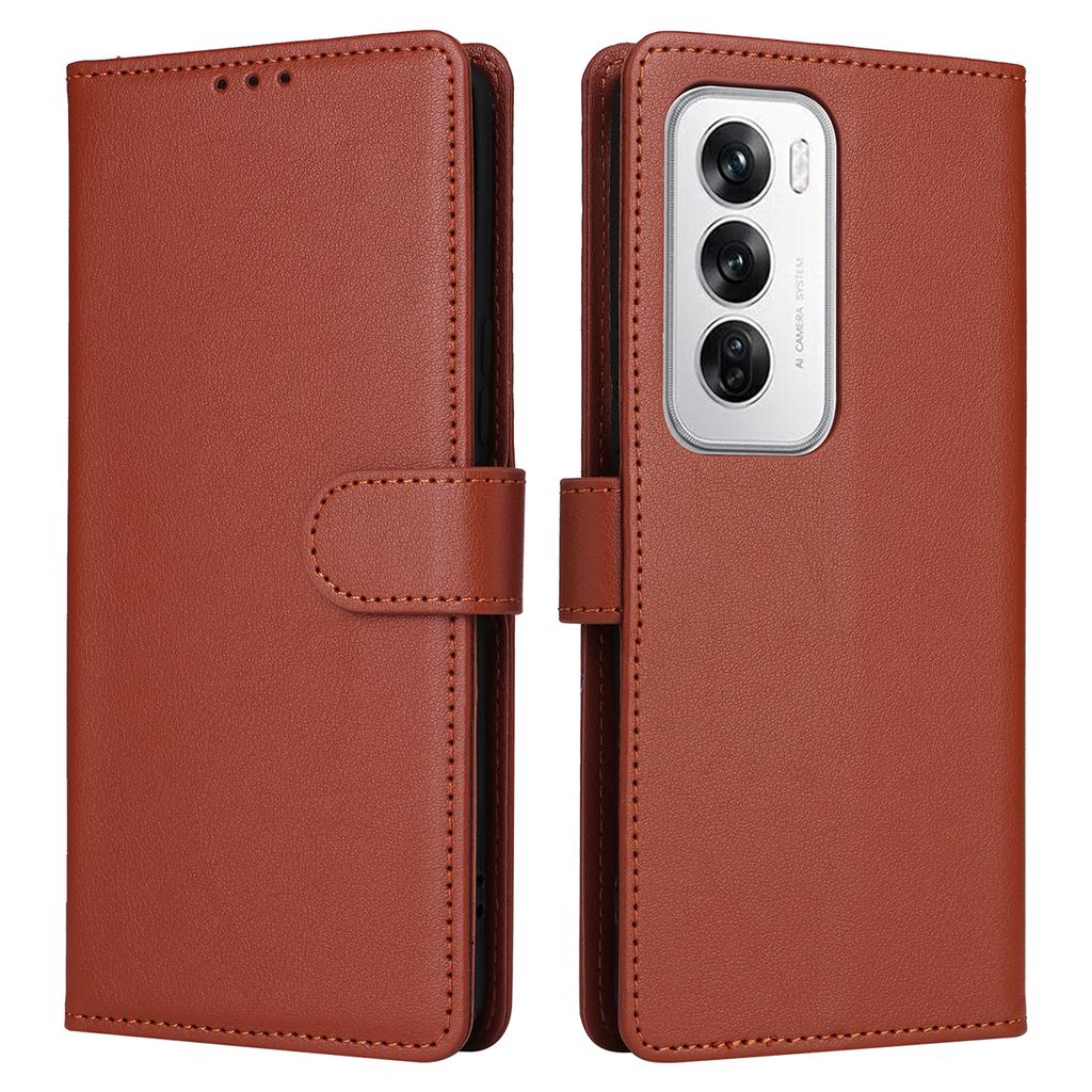 For Oppo Reno12 Pro 5G (Global) Case Wallet Stand View PU Leather Phone Cover