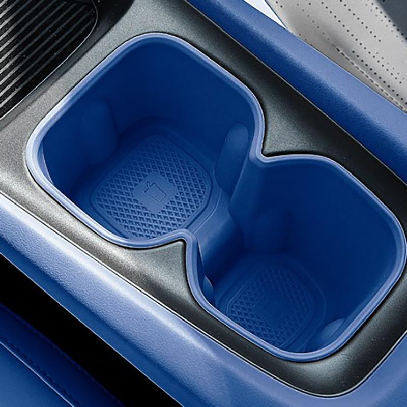 

Подставка для стакана воды, ящик для хранения для автомобиля Byd Seagull, противоскользящая накладка, фиксированный держатель для напитков, мусорный ящик, аксессуары для салона автомобиля темно-синий