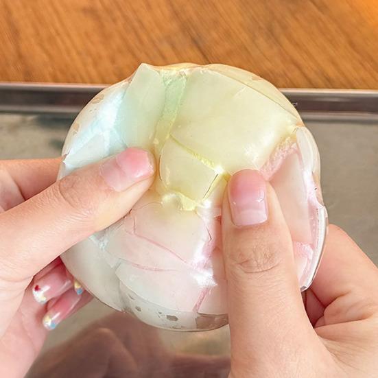 1/2/3Pcs Crisp Squeeze Ball Toy Handmade Stress Relief Shapeable Ball Sensory Fidget Toy Portable Moldable Decompression Ball Party Favors