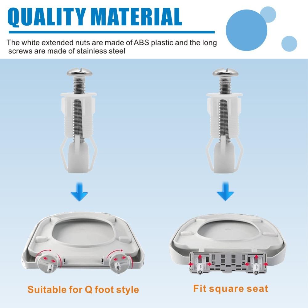 Universal Bolts Repair Tools Toilet Cover Top Fastening Household Toilet Seat Hinges
