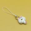 Adorable Kitten Donut Cat Phone Charm Strap Keycord Cute Lanyard Cellphone Case Pendant for Airpods Case Keychain Cord
