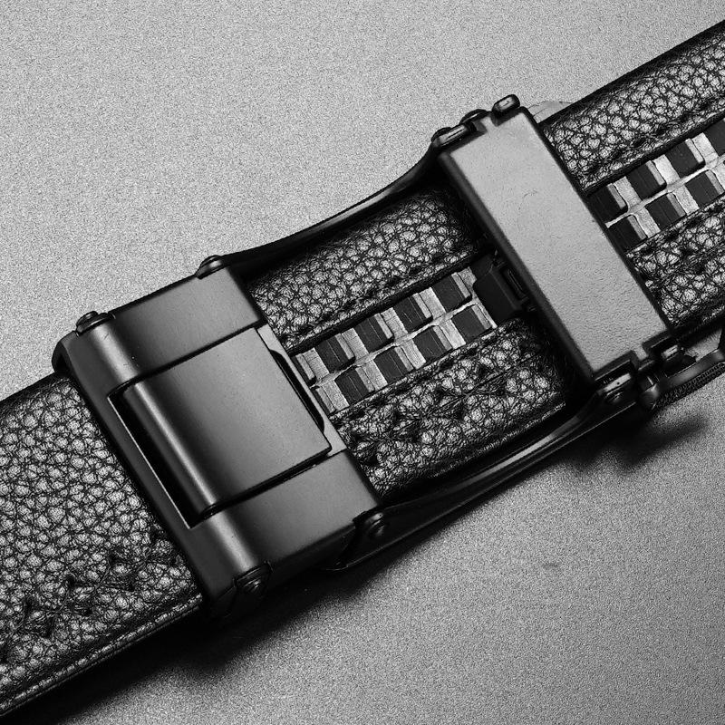 Belts for Men, Business Soft Belt, Retro Belt, Men's Trendy, Automatic Buckle Belt