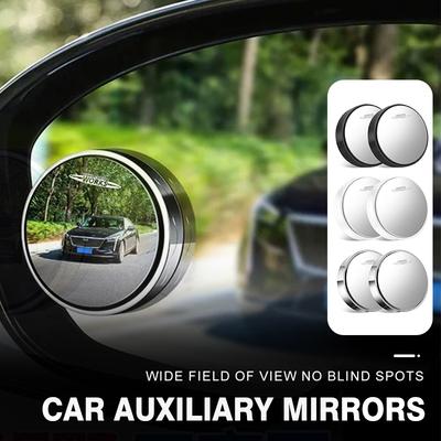 2 szt. Samochodowe Okrągłe Lustro Pomocnicze Widoku Tylnego Szerokokątne do Martwego Pola Dla MINI Cooper Works R56 F56 R53 R60 Clubman JCW Countryman