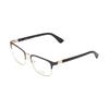 Prada Optical Glasses Letter Temples, Alloy, Square, Glasses, Same Style for Men and Women Gold 55 In Original Box and Bag