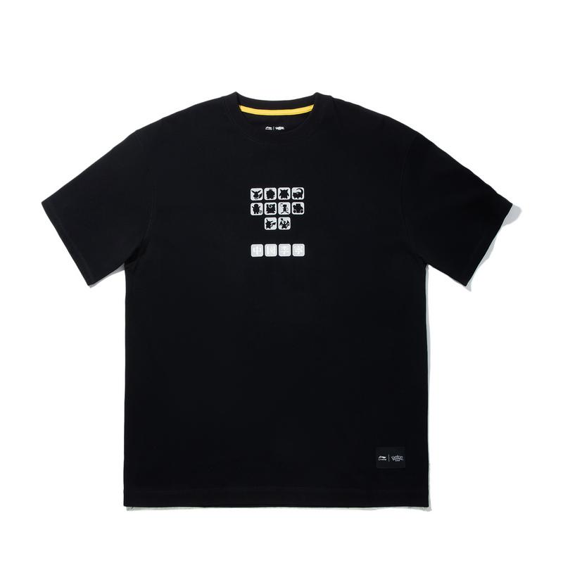 Li Ning X Pokémon Collaboration Loose Minimalist Comfortable Fashion Short Sleeve T-Shirt Men Tops AHSVD05-1
