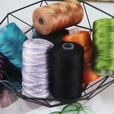 100g New Summer Crochet Yarn 1.5mm Cord Thin Ice Cotton Thread for Hand Knitting Bag Hat Shoes Hilo Yarn