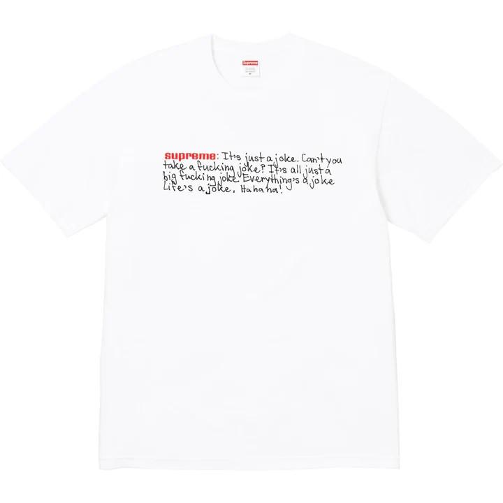 Supreme Joke Tee White M