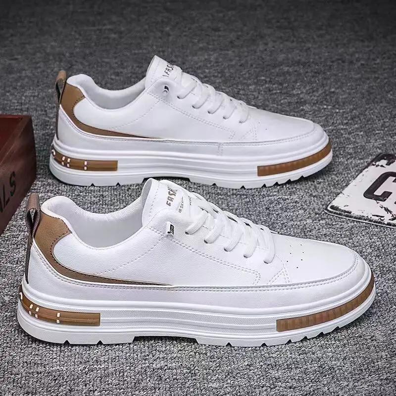 

Модная мужская вулканизированная обувь, модные уличные кроссовки, нескользящая удобная повседневная обувь для мужчин, мужская обувь из искусственной кожи 44 хаки