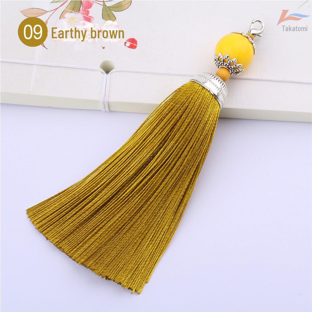 Ciucure Mediu de 8cm cu Închizătoare Tip Homar pentru Artizanat și Decorațiuni de Evantai