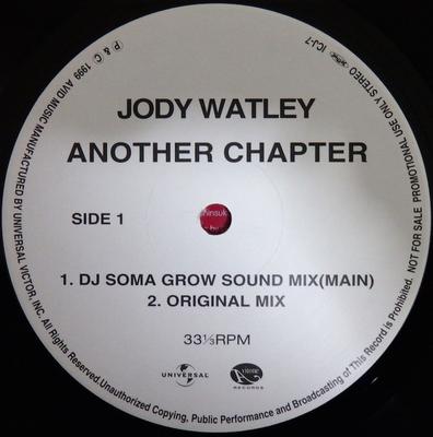 12inch Record JODY WATLEY - Another Chapter ICJ7 Universal 1999 Japan Dance & Electronica Used