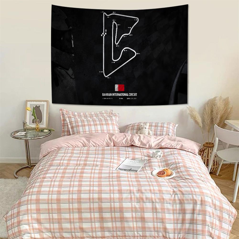 F1 Track Hanging Bohemian Tapestry Hanging Tarot Hippie Wall Rugs Dorm Home Decor
