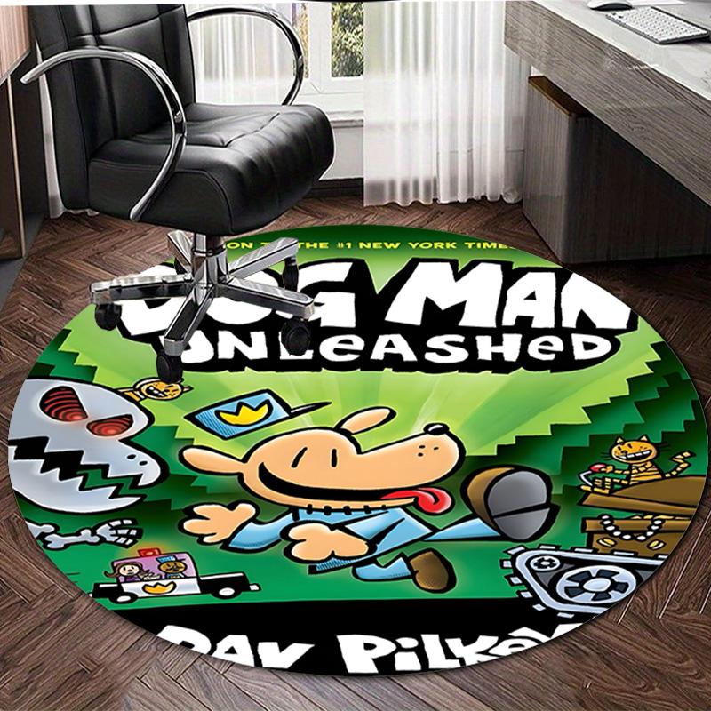 1pc DogMan2 Design Printed Area Round Carpet for Bedroom Living Room Home Decor Rugs Mat Non Slip Mat Rug for Bedside