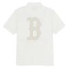 MLB Polo Shirts Unisex Boston Red Sox/Ivory Polo Collar Moderate 3APQM0363-43IVS