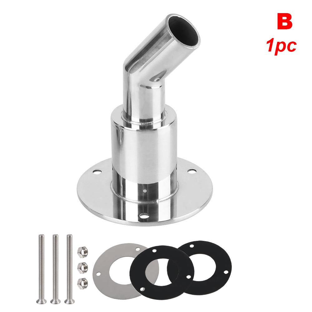 Boat Accessories Stainless Steel Thru Hull Exhaust Fitting Tube Pipe Air Diesel Vent Heater Socket 24mm Dia. RV Hardware Parts