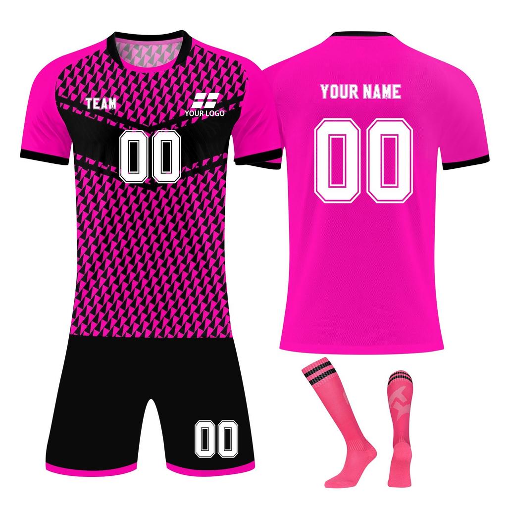Personalised Shirts Kit Mens Girls With Name Number Custom Football Jerseys For Boys Training Suit