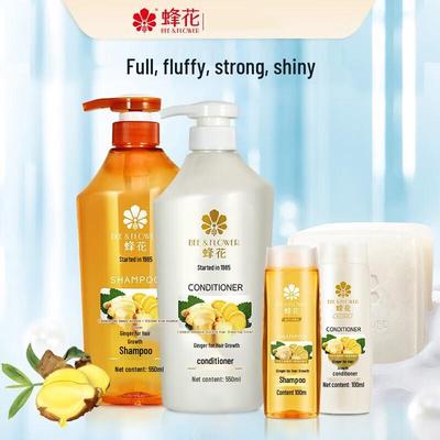 Bee & Flower Ginger Hair Strengthening Shampoo & Conditioner Set
