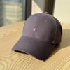 High Quality Hard Top Letter Embroidered Baseball Hat Women's Spring and Autumn Simple Peaked Cap Wide Brim Showing Face Small Sunscreen Hat Men
