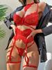 European & American Hot-Selling Sexy Women's Lace Split Lingerie