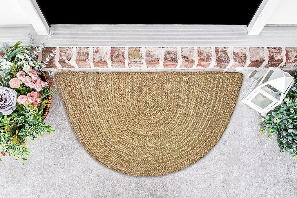 Avgari Jute Rug Round Handmade Natural Rug for Any Space Look Rustik Decor For Any Space Area