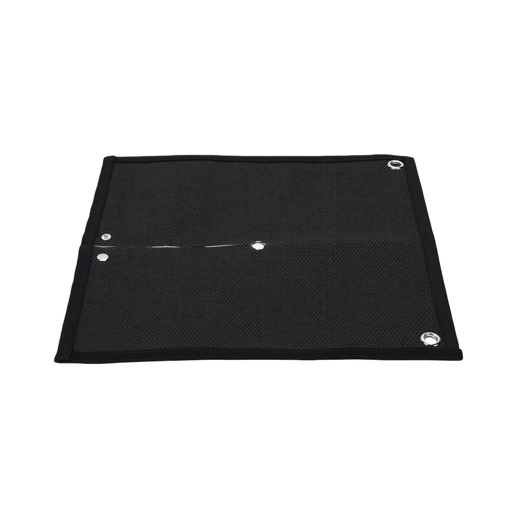 Fireproof Welding Blanket 31x31cm Fiberglass High Temp Resistance Welding Shield for AC Pipeline Maintenance Soldering