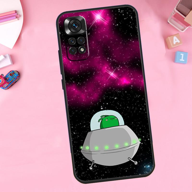 Alien Kawaii Art Handyhülle für Xiaomi Redmi Note 14 13 10 11 12 15 Pro Plus und Redmi 15C 13C 12C 10C 14C 15