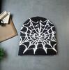 Cross-Border Spider Web Knit Beanie - Versatile, Cold-Proof, Warm, Individualistic Hip-Hop Brimless Hat