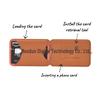 iPhone 15 MagSafe Magnetic Card Holder & Stand: Double-Sided Leather Sleeve