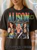Alison Oliver Bootleg Shirt, Vintage Actress Star Celebrity Performer Tee, 90s Retro Throwback T-shirt, Alison Oliver Sweater