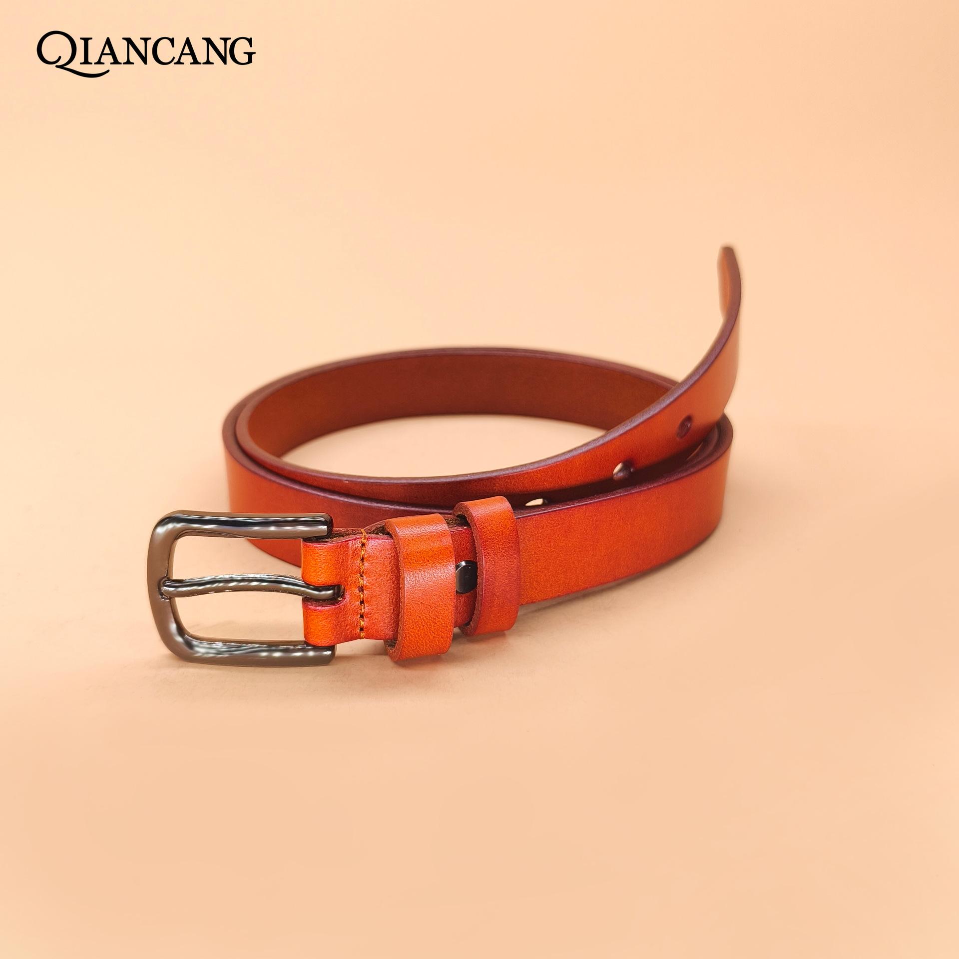 

Первый слой кожаного ремня из древесной пасты - простой и универсальный женский ремень, модный и персонализированный ремень с пряжкой для женщин 90-120cm хаки