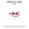 1/2/3pcs Love Morandi Hair Clip New Women's Side Broken Hair Clip Children's Seamless Duck Mouth Clip with Forehead Bangs Clip