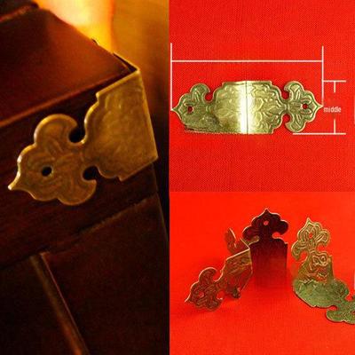 Antike K230 Eisenkante: Eckenschutz für Holzkistendekor