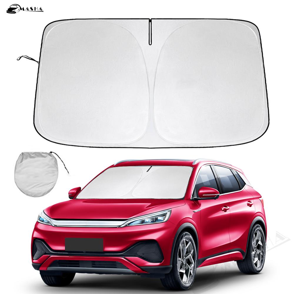 For BYD Atto 3 2021-2024 Car Windshield Sun Shade Reflector Sunshade Offers Protection for Car Interior Yuan Plus Accessories
