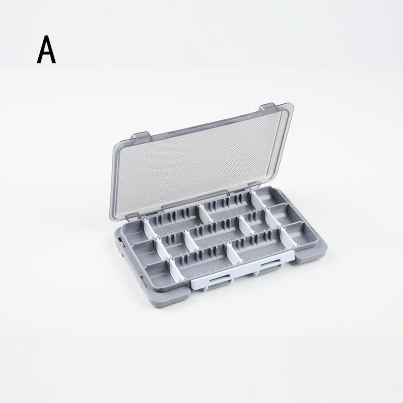 Double-Sided Jewelry & Fishing Accessories Box: Earring, Lure, Spinner Storage