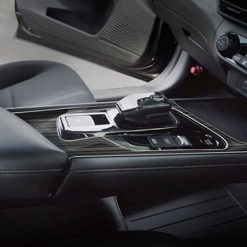 SWD-DG Nissan Note Center Console Panel Gear Shift Panel Interior Panel NISSAN New NOTE E13 Series 3rd Generation Exclusive Stainless Steel 1P [Black